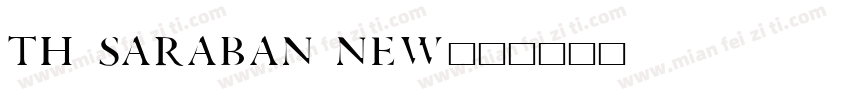 th saraban new字体转换
